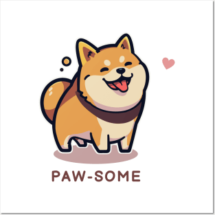 shiba inu Posters and Art